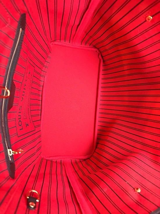 Louis Vuitton Brown Checkered Canvas Tote - Picture 4 of 16